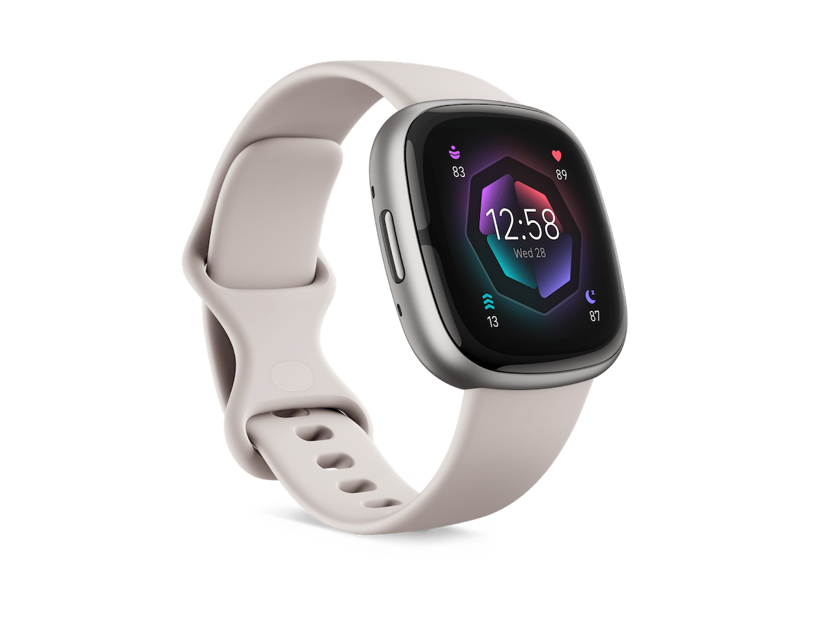 Fitbit Sense 2 ルナホワイト/プラチナアルミニウム